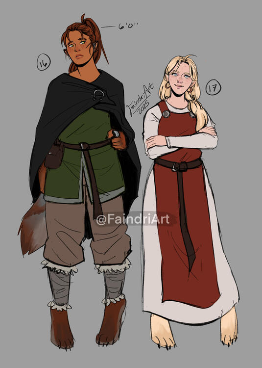 Rakara &amp; her cousin Inana